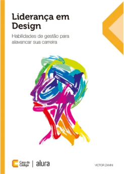 Livro sobre liderança em design da alura books